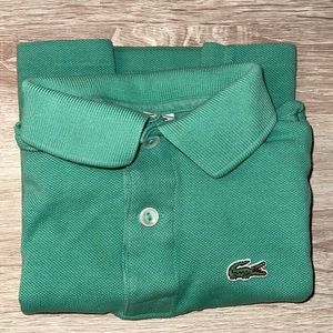 TODDLER BOY Lacoste short sleeve collared shirt
